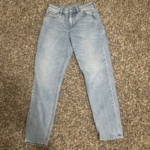Light blue mom jeans